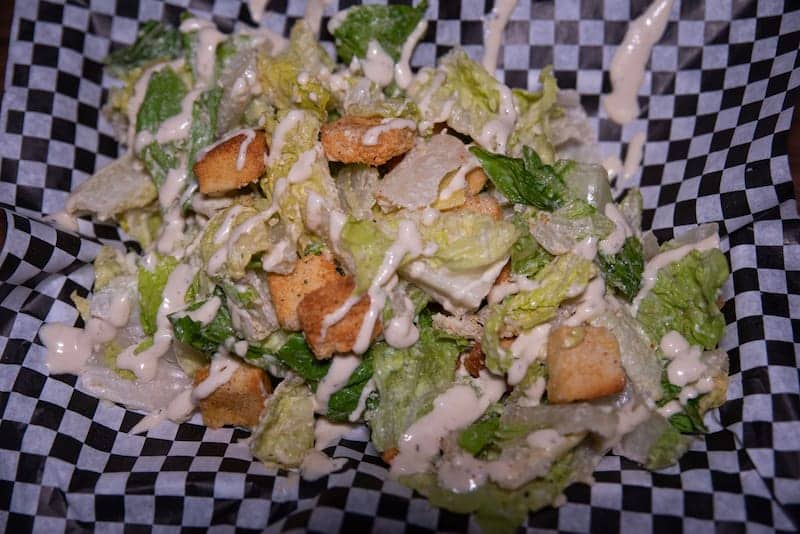 Caesar salad with croutons - Picklenpins in NOLA
